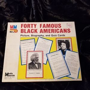 40 famous African American cards